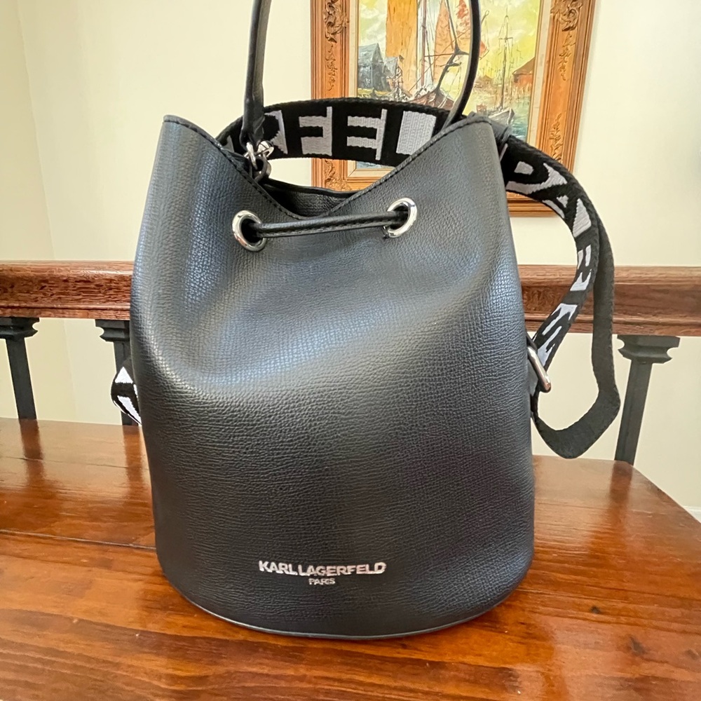 Karl Lagerfeld Paris Maybelle Bucket Bag - Picture 2 of 7